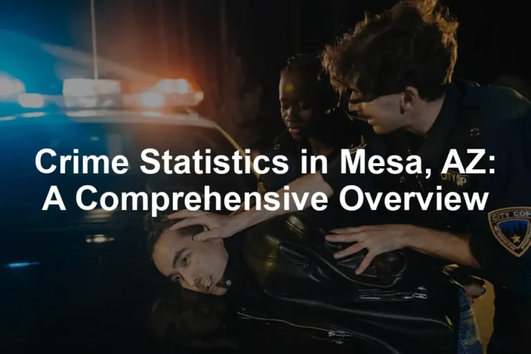 Featured image for Crime Statistics in Mesa, AZ: A Comprehensive Overview