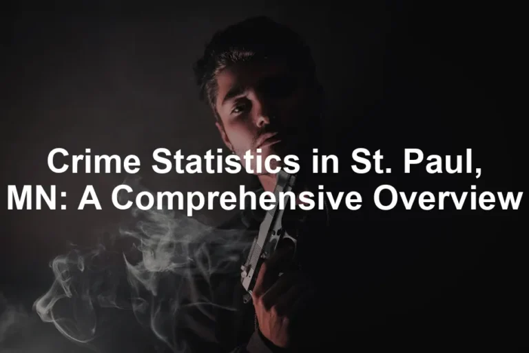Featured image for Crime Statistics in St. Paul, MN: A Comprehensive Overview