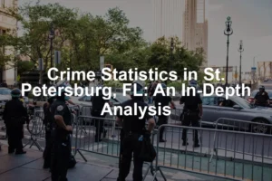 Featured image for Crime Statistics in St. Petersburg, FL: An In-Depth Analysis