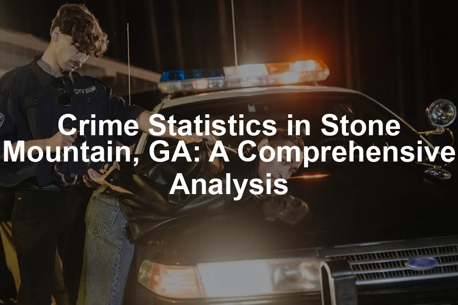 Featured image for Crime Statistics in Stone Mountain, GA: A Comprehensive Analysis