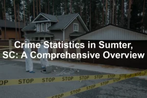 Featured image for Crime Statistics in Sumter, SC: A Comprehensive Overview