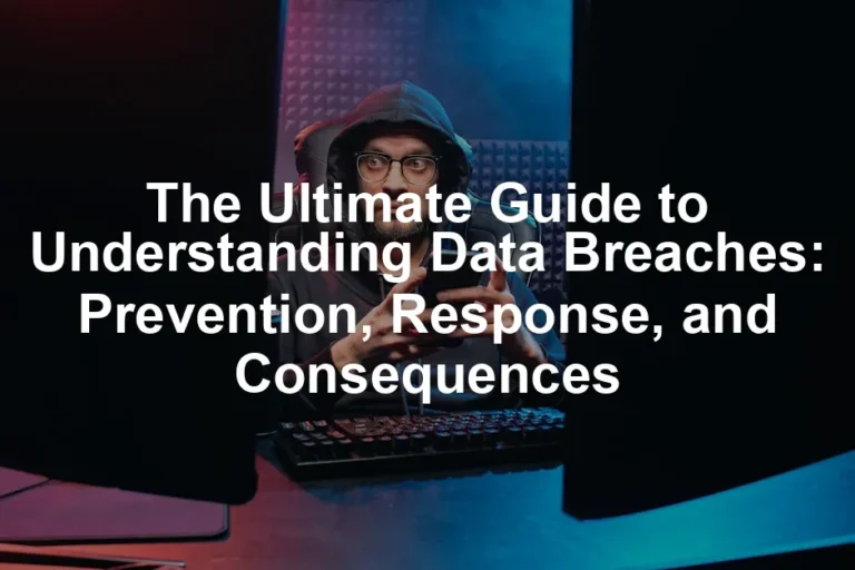 Featured image for The Ultimate Guide to Understanding Data Breaches: Prevention, Response, and Consequences