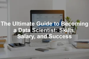 Featured image for The Ultimate Guide to Becoming a Data Scientist: Skills, Salary, and Success