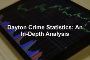 Featured image for Dayton Crime Statistics: An In-Depth Analysis