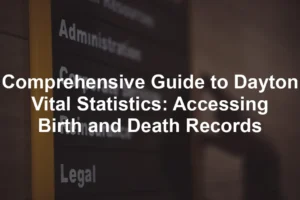 Featured image for Comprehensive Guide to Dayton Vital Statistics: Accessing Birth and Death Records