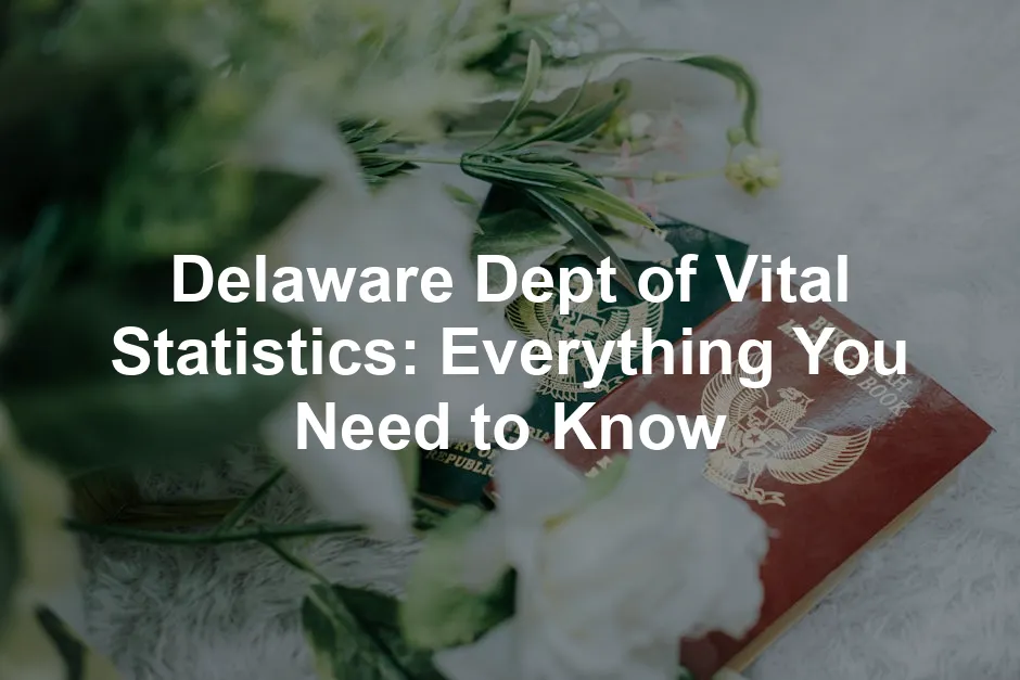 Featured image for Delaware Dept of Vital Statistics: Everything You Need to Know