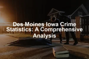 Featured image for Des Moines Iowa Crime Statistics: A Comprehensive Analysis