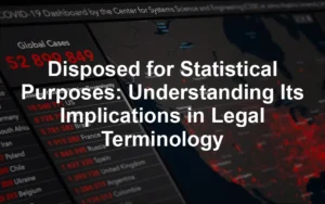 Featured image for Disposed for Statistical Purposes: Understanding Its Implications in Legal Terminology