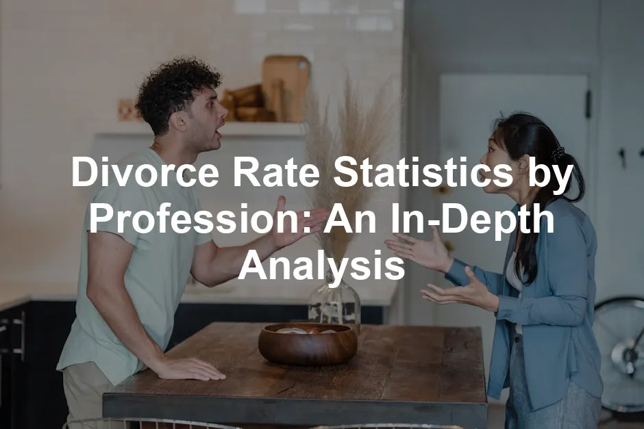 Featured image for Divorce Rate Statistics by Profession: An In-Depth Analysis