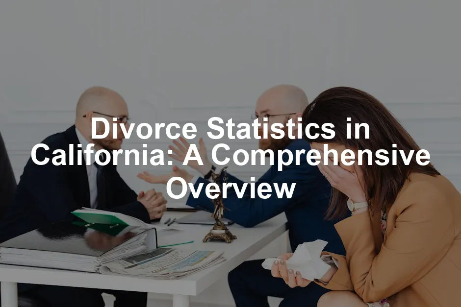 Featured image for Divorce Statistics in California: A Comprehensive Overview