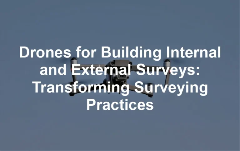 Featured image for Drones for Building Internal and External Surveys: Transforming Surveying Practices