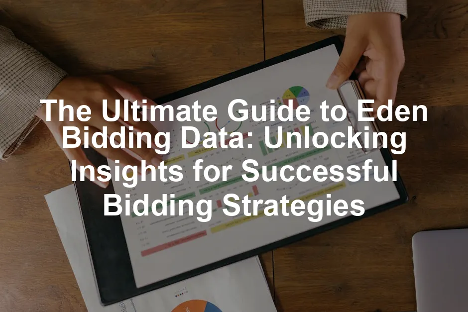 Featured image for The Ultimate Guide to Eden Bidding Data: Unlocking Insights for Successful Bidding Strategies