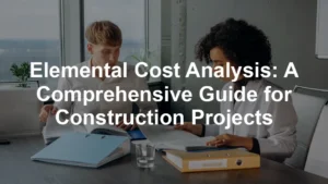 Featured image for Elemental Cost Analysis: A Comprehensive Guide for Construction Projects