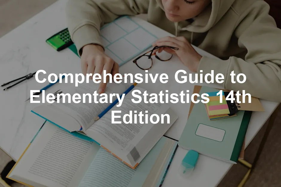 Featured image for Comprehensive Guide to Elementary Statistics 14th Edition