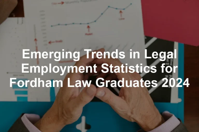 Featured image for Emerging Trends in Legal Employment Statistics for Fordham Law Graduates 2024