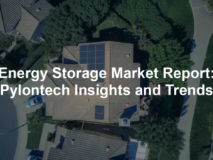 Featured image for Energy Storage Market Report: Pylontech Insights and Trends