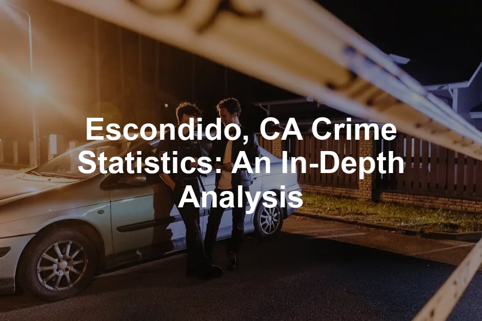 Featured image for Escondido, CA Crime Statistics: An In-Depth Analysis