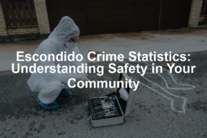 Featured image for Escondido Crime Statistics: Understanding Safety in Your Community