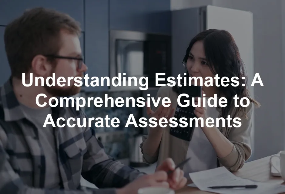 Featured image for Understanding Estimates: A Comprehensive Guide to Accurate Assessments