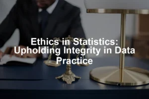 Featured image for Ethics in Statistics: Upholding Integrity in Data Practice