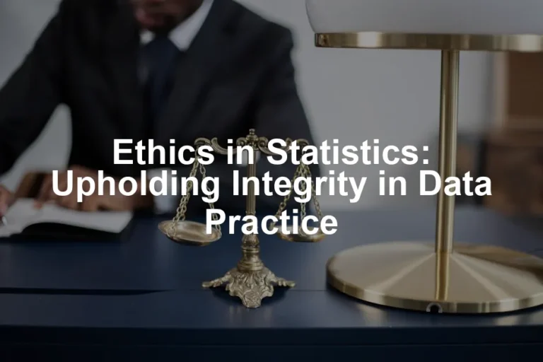 Featured image for Ethics in Statistics: Upholding Integrity in Data Practice