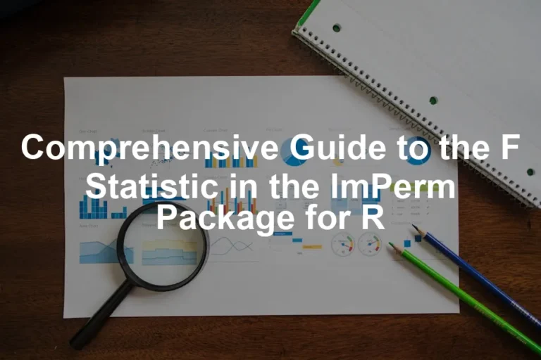 Featured image for Comprehensive Guide to the F Statistic in the lmPerm Package for R