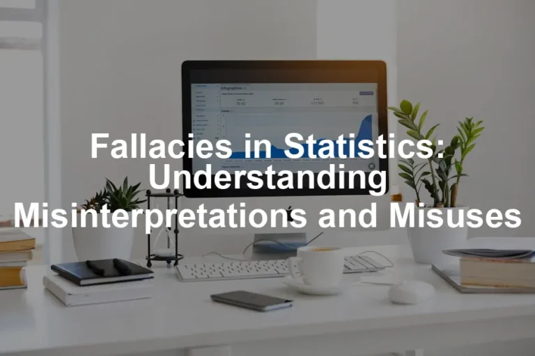 Featured image for Fallacies in Statistics: Understanding Misinterpretations and Misuses