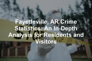 Featured image for Fayetteville, AR Crime Statistics: An In-Depth Analysis for Residents and Visitors