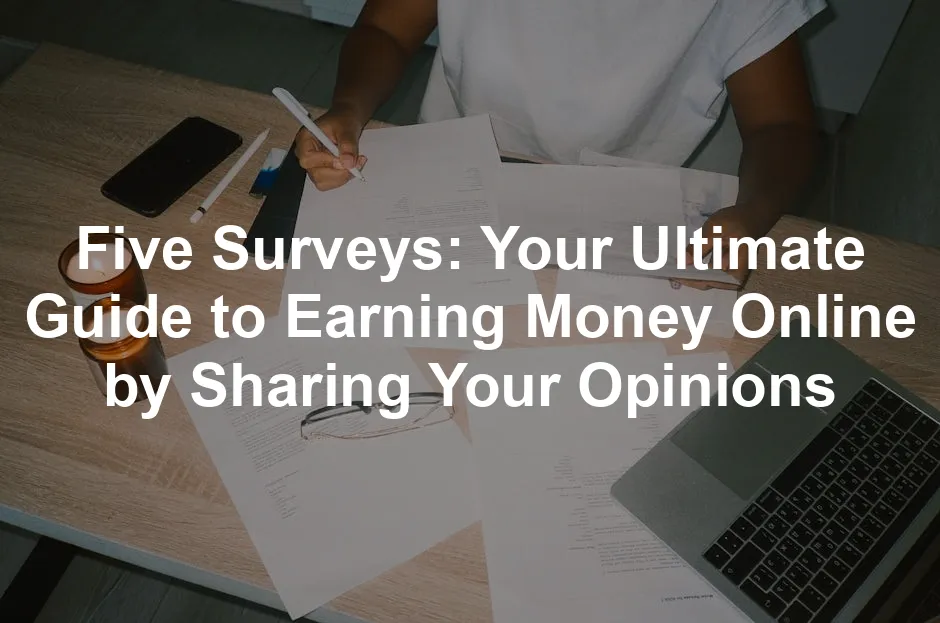 Featured image for Five Surveys: Your Ultimate Guide to Earning Money Online by Sharing Your Opinions