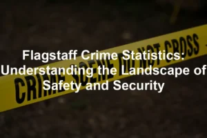 Featured image for Flagstaff Crime Statistics: Understanding the Landscape of Safety and Security