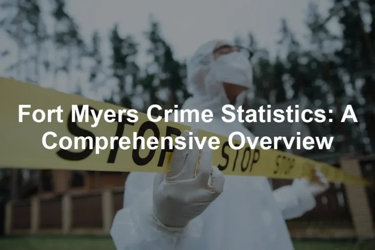 Featured image for Fort Myers Crime Statistics: A Comprehensive Overview