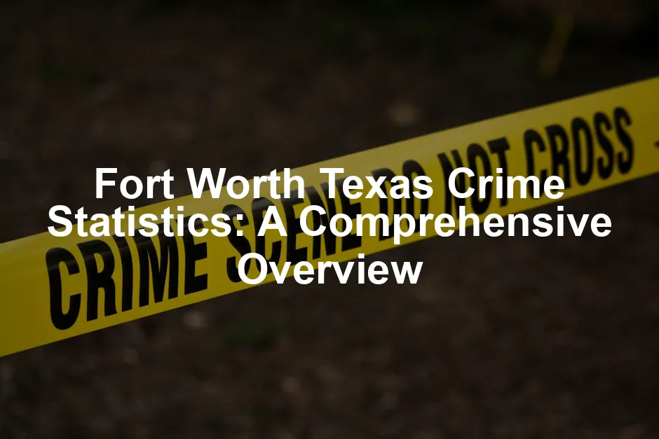 Featured image for Fort Worth Texas Crime Statistics: A Comprehensive Overview