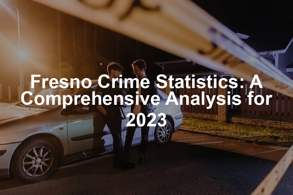 Featured image for Fresno Crime Statistics: A Comprehensive Analysis for 2023