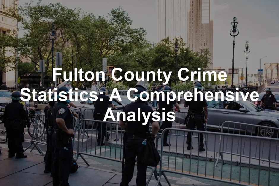 Featured image for Fulton County Crime Statistics: A Comprehensive Analysis