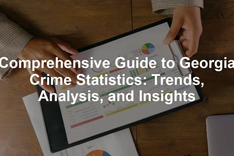 Featured image for Comprehensive Guide to Georgia Crime Statistics: Trends, Analysis, and Insights