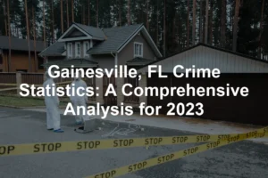 Featured image for Gainesville, FL Crime Statistics: A Comprehensive Analysis for 2023