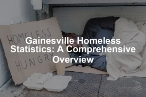 Featured image for Gainesville Homeless Statistics: A Comprehensive Overview