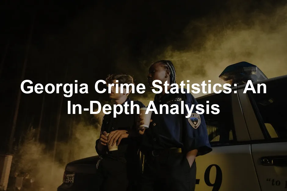 Featured image for Georgia Crime Statistics: An In-Depth Analysis