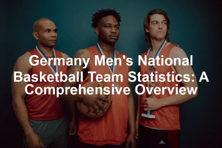 Featured image for Germany Men's National Basketball Team Statistics: A Comprehensive Overview