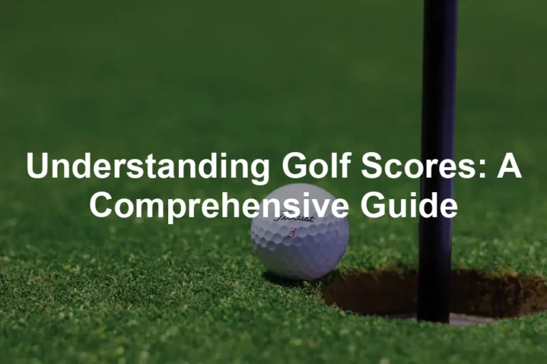 Featured image for Understanding Golf Scores: A Comprehensive Guide