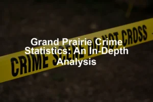 Featured image for Grand Prairie Crime Statistics: An In-Depth Analysis