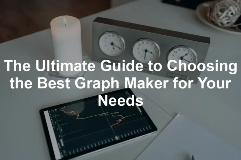 Featured image for The Ultimate Guide to Choosing the Best Graph Maker for Your Needs