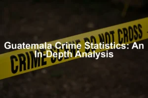 Featured image for Guatemala Crime Statistics: An In-Depth Analysis