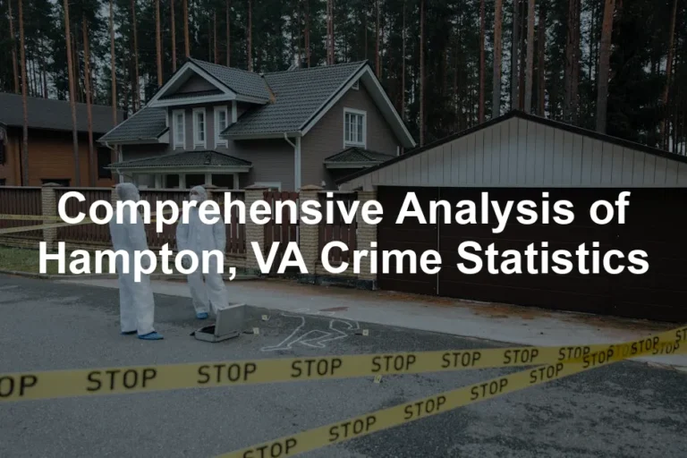 Featured image for Comprehensive Analysis of Hampton, VA Crime Statistics