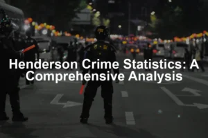 Featured image for Henderson Crime Statistics: A Comprehensive Analysis