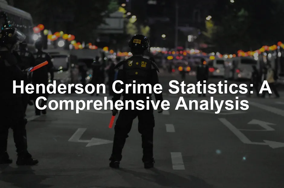 Featured image for Henderson Crime Statistics: A Comprehensive Analysis