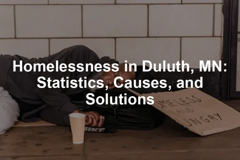 Featured image for Homelessness in Duluth, MN: Statistics, Causes, and Solutions