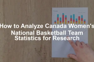 Featured image for How to Analyze Canada Women's National Basketball Team Statistics for Research