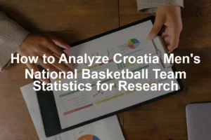 Featured image for How to Analyze Croatia Men's National Basketball Team Statistics for Research