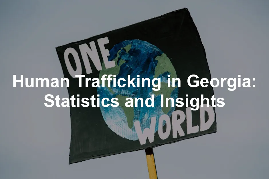 Featured image for Human Trafficking in Georgia: Statistics and Insights